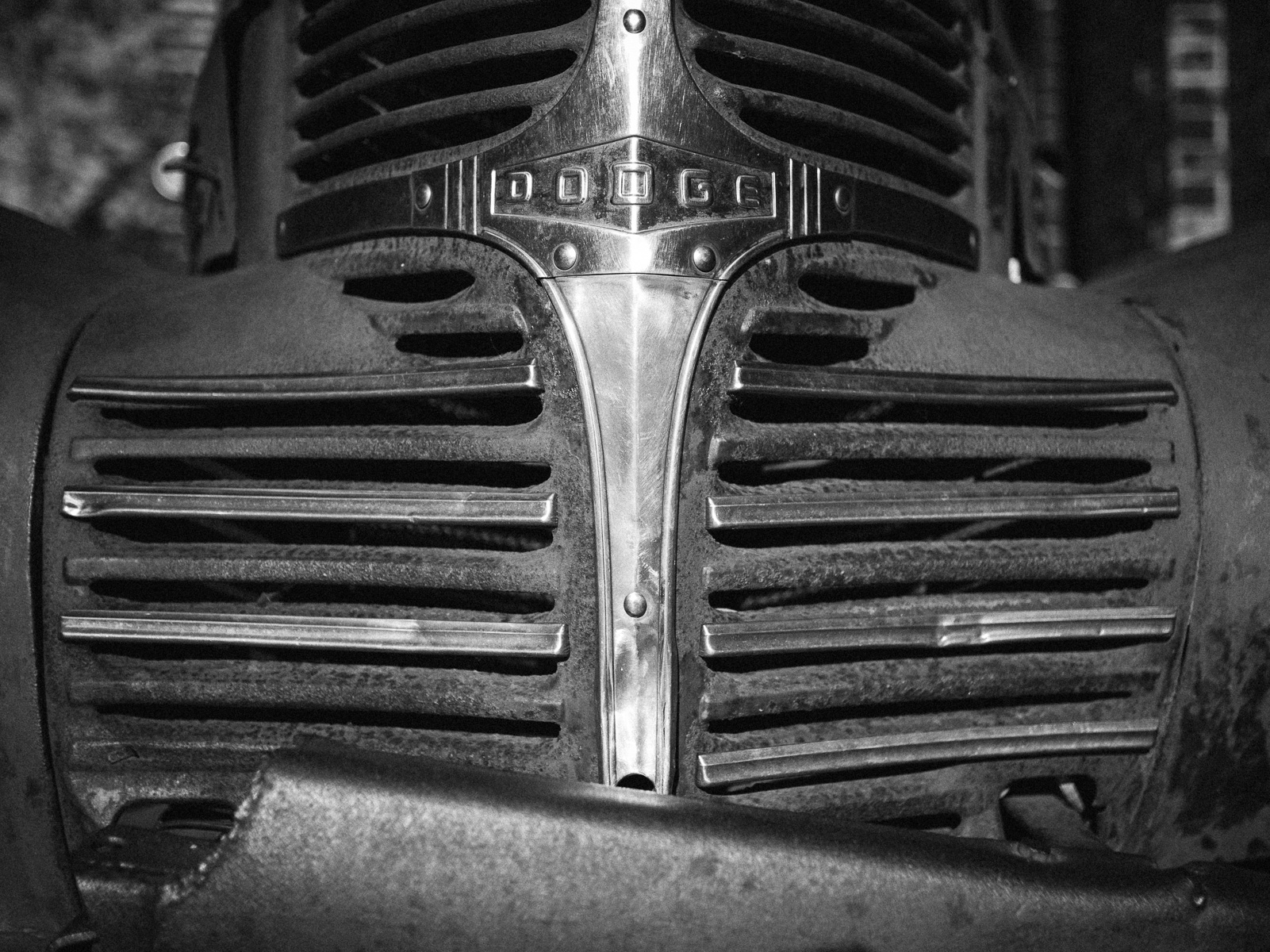 Old Dodge Dually | BW | Toronto